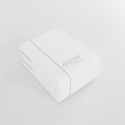 40W USB-C+C AVS Wall Charger w/Retractable Cable