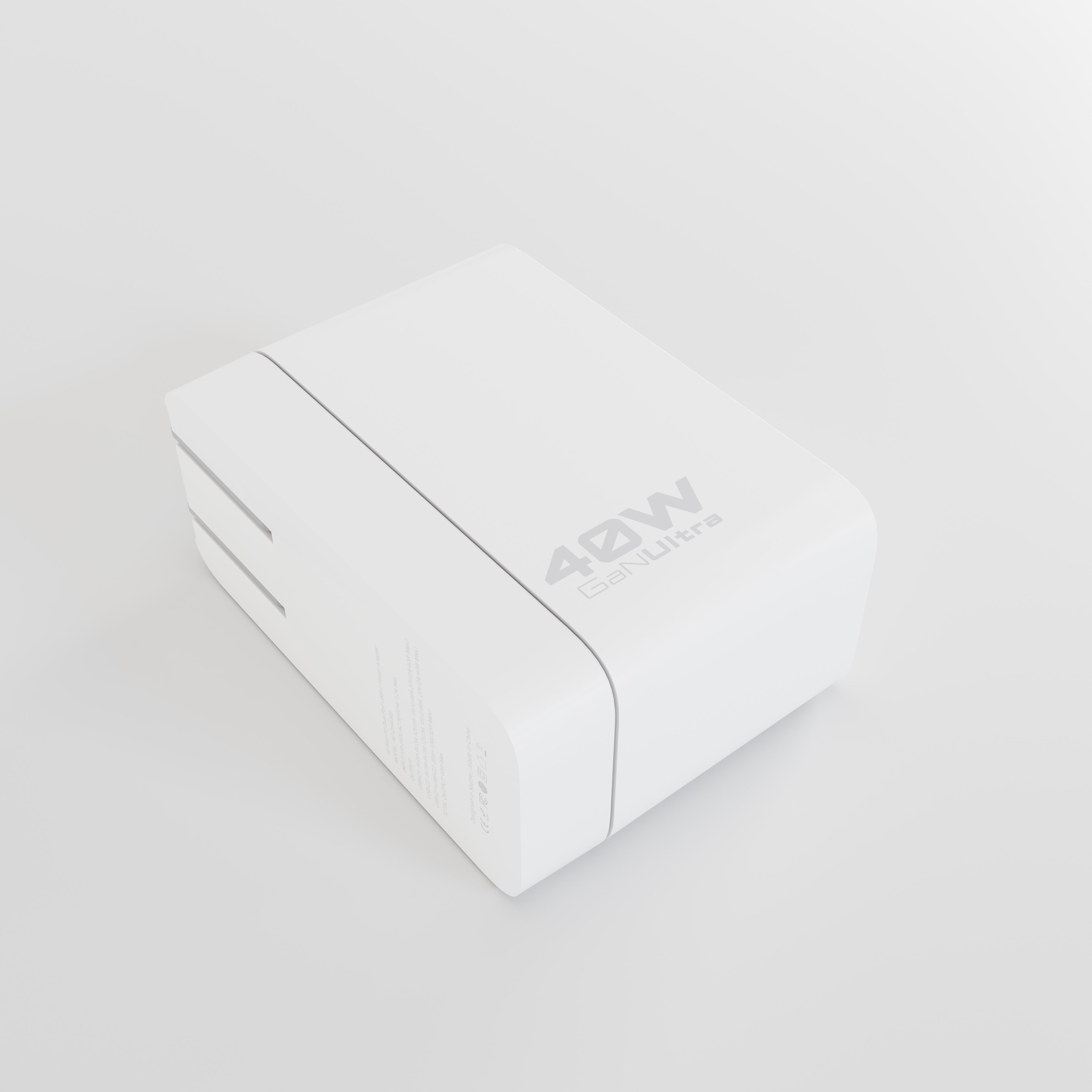 40W USB-C+C AVS Wall Charger w/Retractable Cable