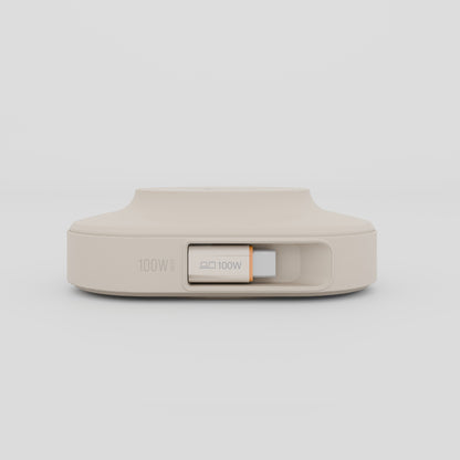 100W Qi2 25W Power Station w/Dual Retractable Cables