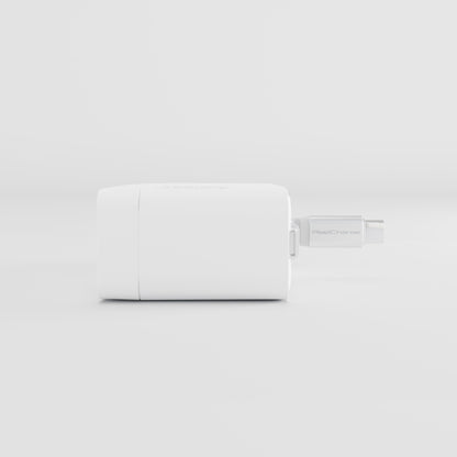 70W USB-C+C+A AVS Wall Charger w/Retractable Cable