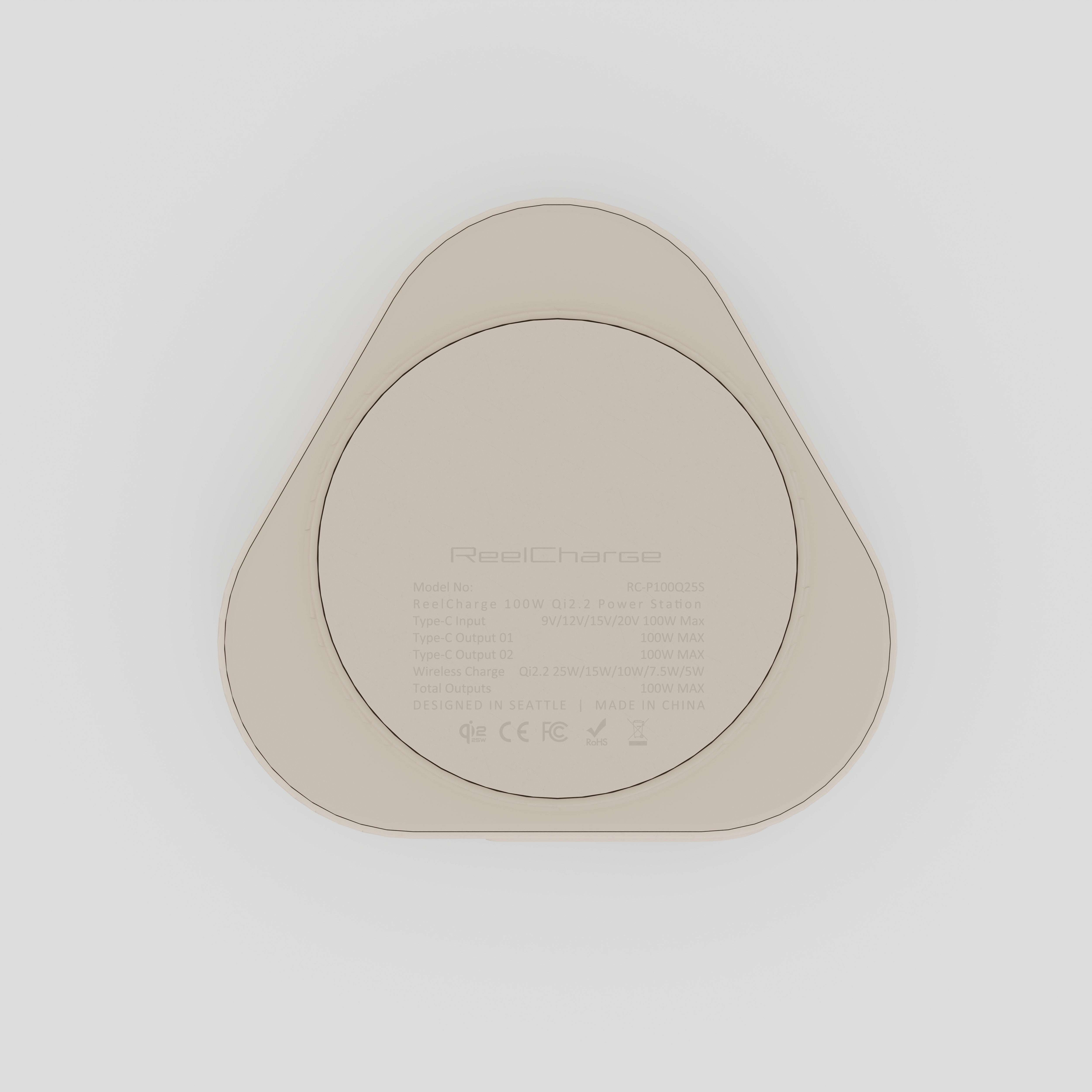 100W Qi2 25W Power Station w/Dual Retractable Cables