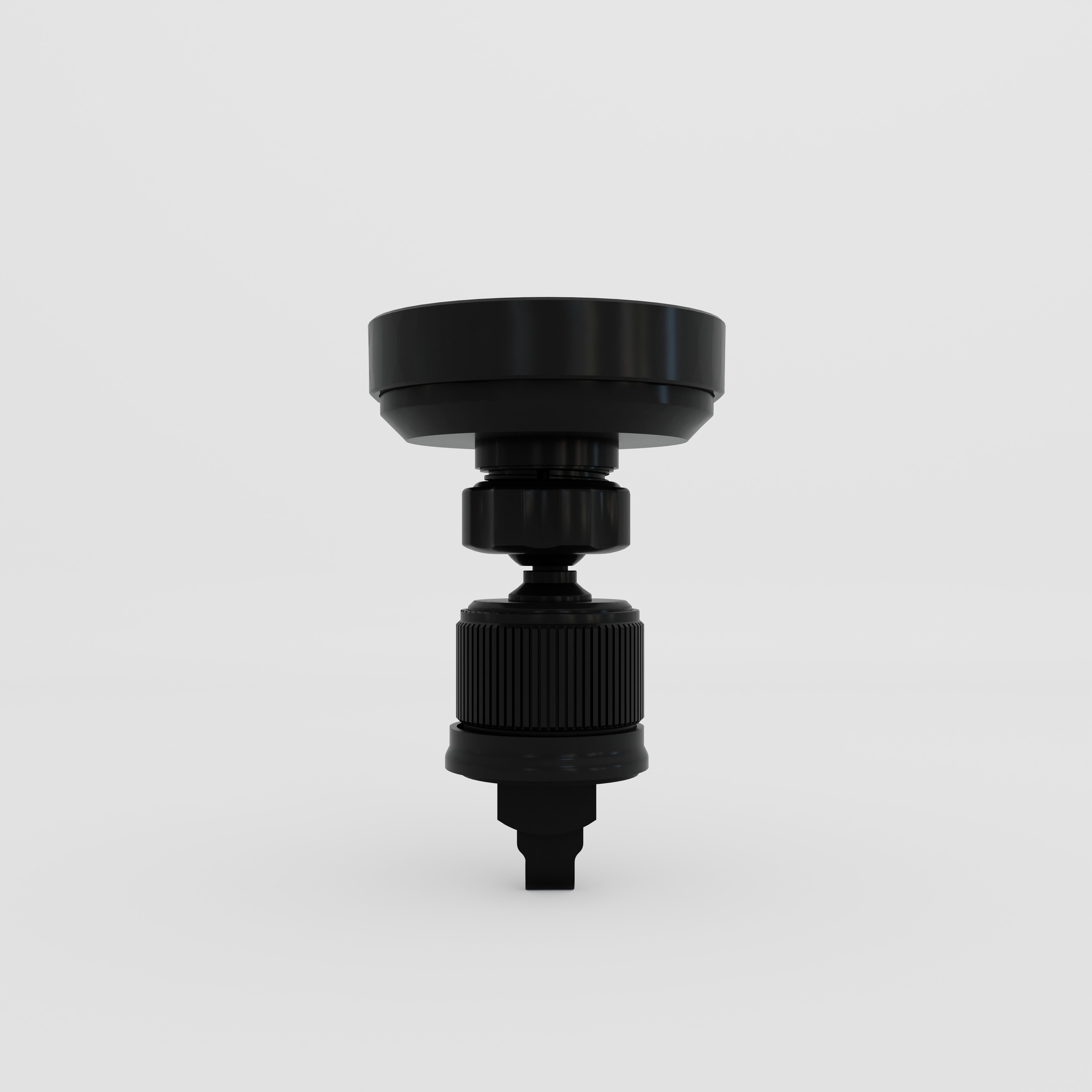 Magnetic Wireless Car Charger w/Retractable Cable