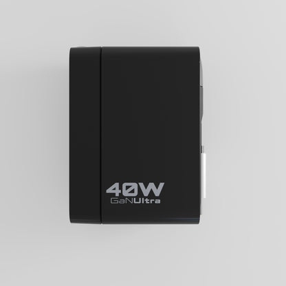 40W USB-C+C AVS Wall Charger w/Retractable Cable